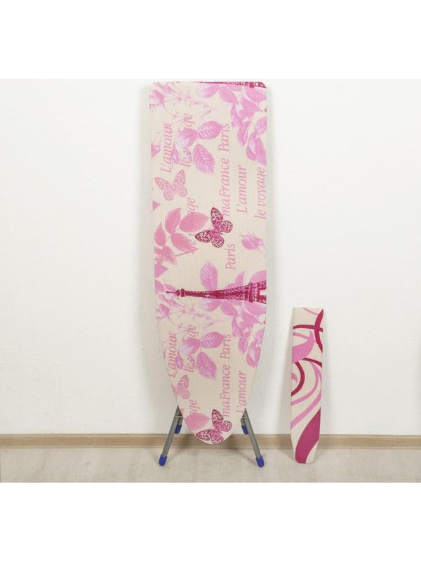 Доска гладильная Nika «Белль-Юниор 3», 112×34,5 см, два положения высоты 70, 80 см, МИКС