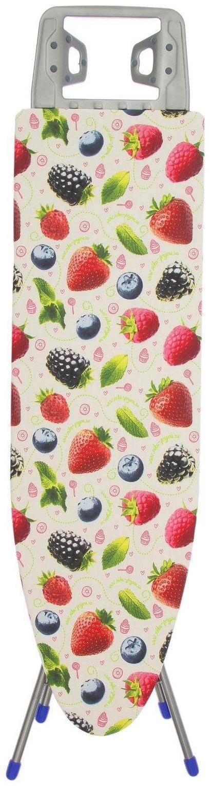 Доска гладильная Nika «Белль Классик 1», 112×34,5 см, два положения высоты 70, 80 см, европодставка, рисунок МИКС