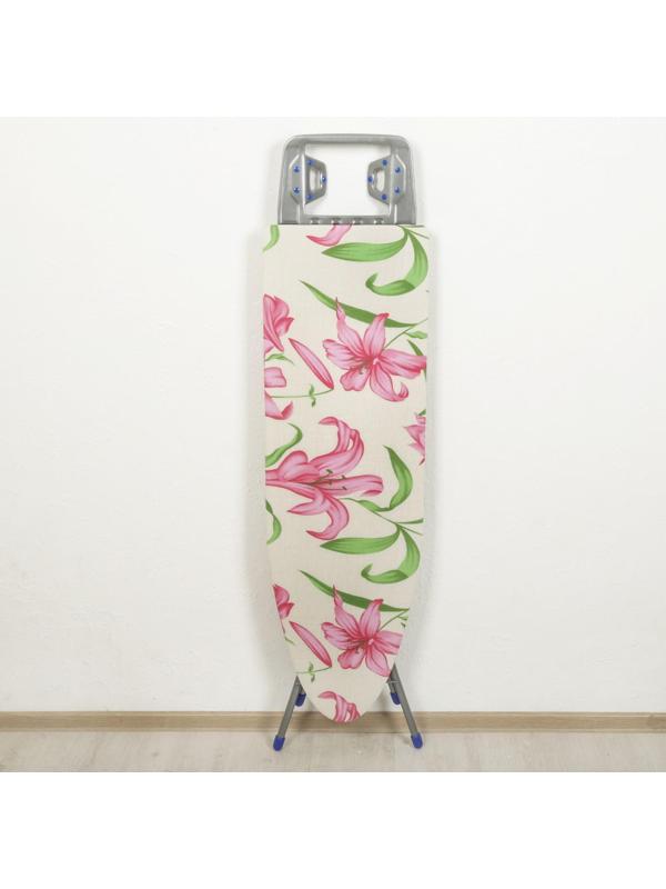 Доска гладильная Nika «Белль Классик 1», 112×34,5 см, два положения высоты 70, 80 см, европодставка, рисунок МИКС