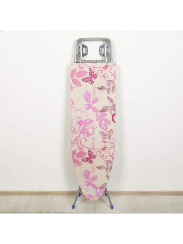 Доска гладильная Nika «Белль Классик 1», 112×34,5 см, два положения высоты 70, 80 см, европодставка, рисунок МИКС