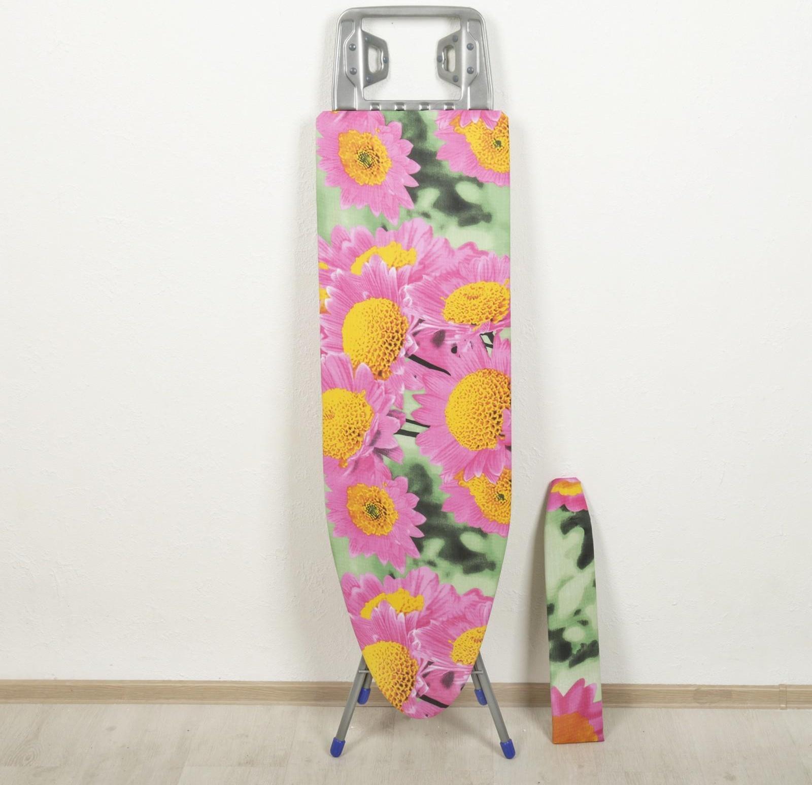 Доска гладильная Nika «Белль Классик 2», 112×34,5 см, два положения высоты 70, 80 см, европодставка, МИКС