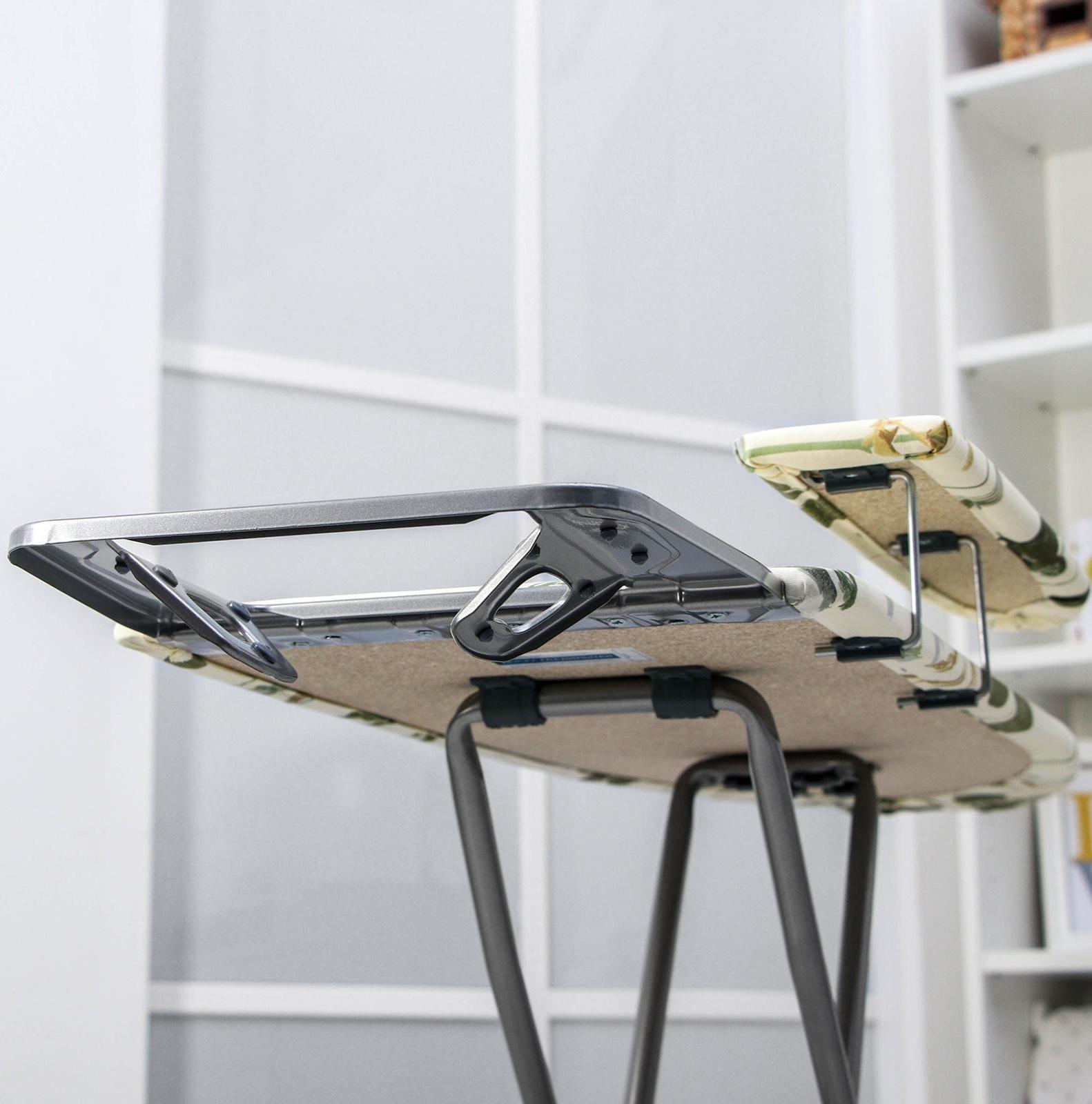 Доска гладильная Nika «Белль Классик 2», 112×34,5 см, два положения высоты 70, 80 см, европодставка, МИКС