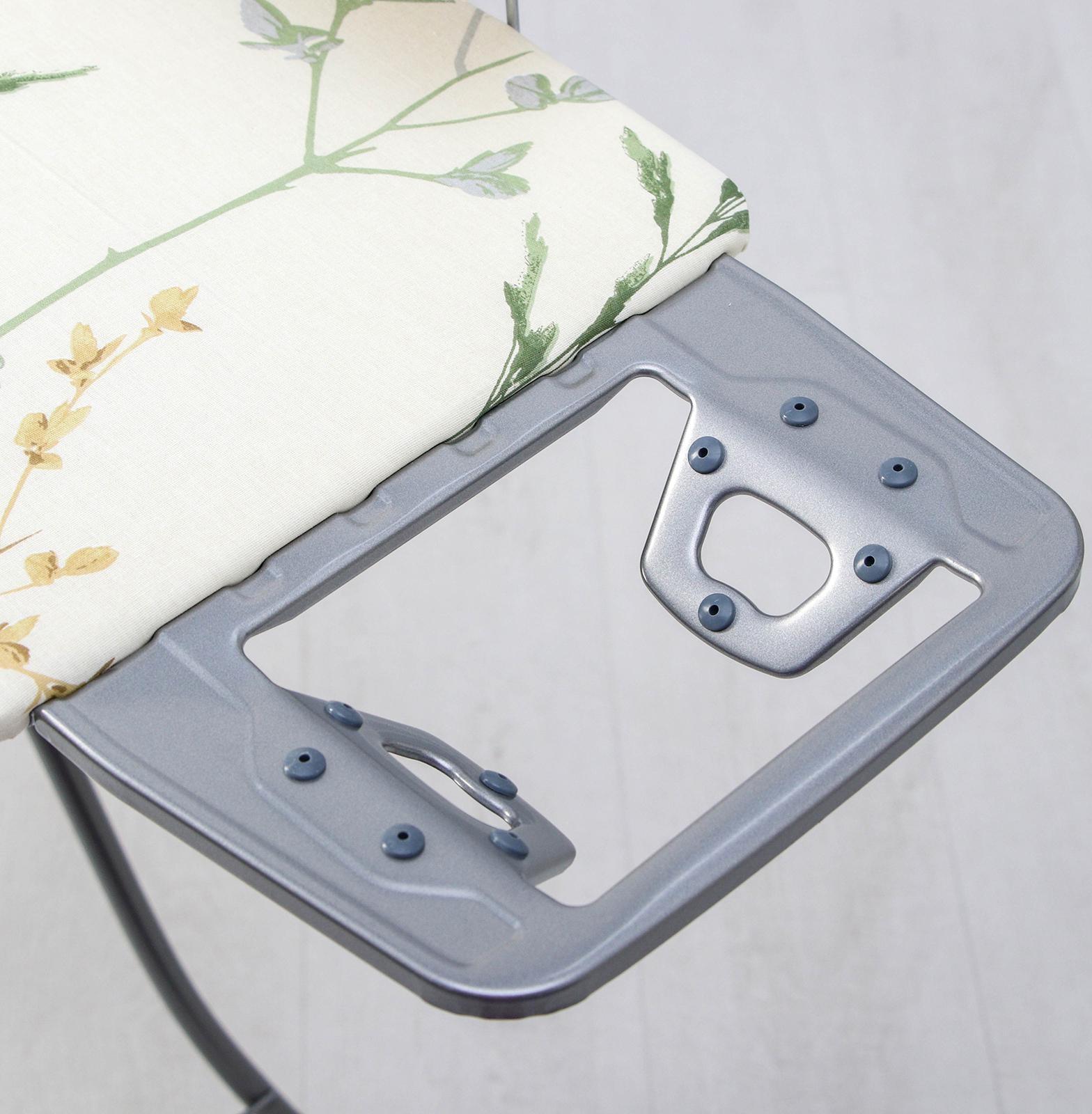 Доска гладильная Nika «Белль Классик 2», 112×34,5 см, два положения высоты 70, 80 см, европодставка, МИКС