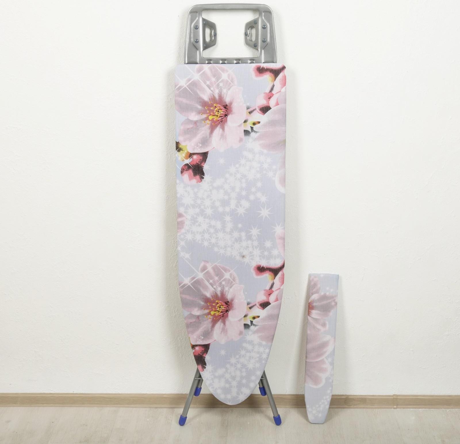 Доска гладильная Nika «Белль Классик 2», 112×34,5 см, два положения высоты 70, 80 см, европодставка, МИКС