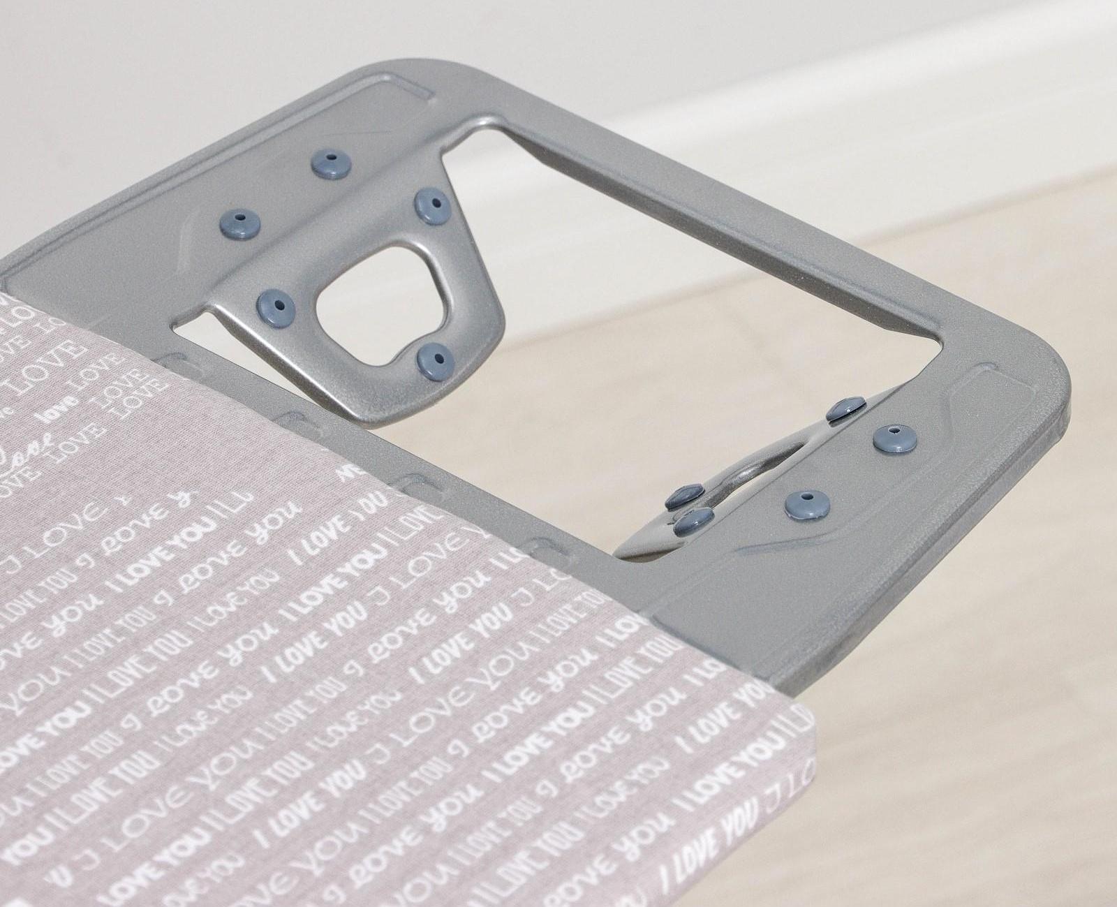 Доска гладильная Nika «Белль Классик 3», 112×34,5 см, два положения высоты 70, 80 см, европодставка МИКС