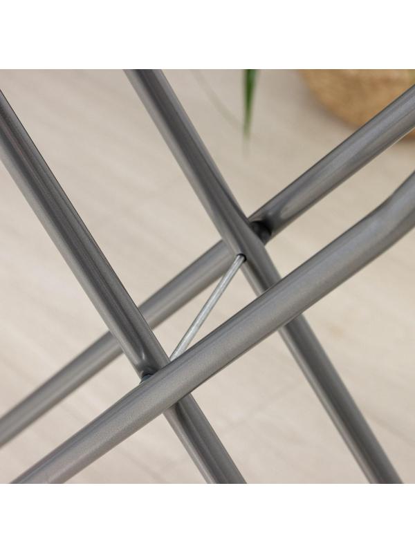 Доска гладильная Nika «Белль Классик 3», 112×34,5 см, два положения высоты 70, 80 см, европодставка МИКС