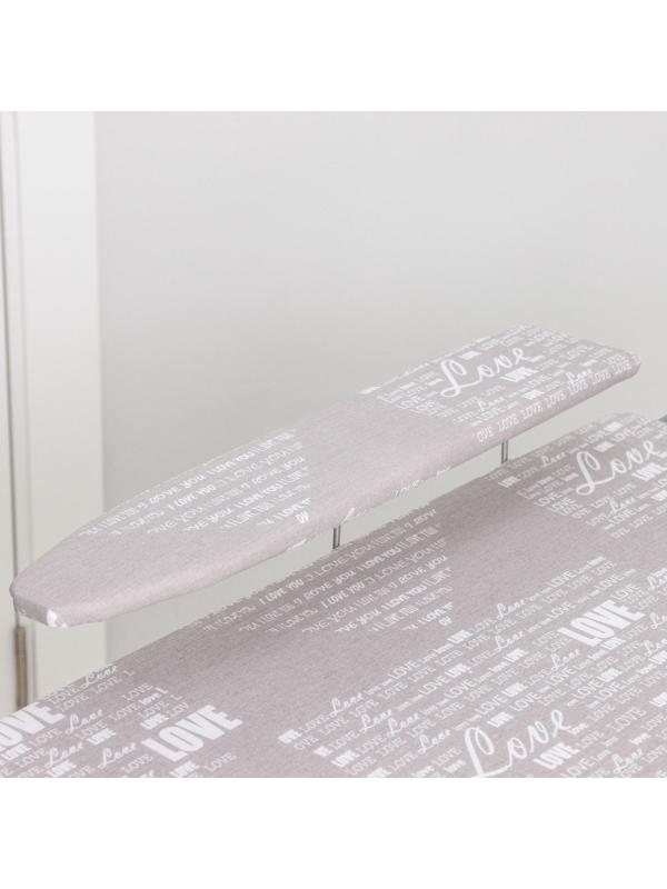 Доска гладильная Nika «Белль Классик 3», 112×34,5 см, два положения высоты 70, 80 см, европодставка МИКС