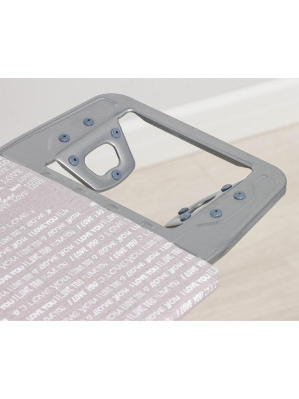 Доска гладильная Nika «Белль Классик 3», 112×34,5 см, два положения высоты 70, 80 см, европодставка МИКС