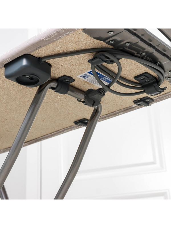 Доска гладильная Nika «Белль Классик 3», 112×34,5 см, два положения высоты 70, 80 см, европодставка МИКС