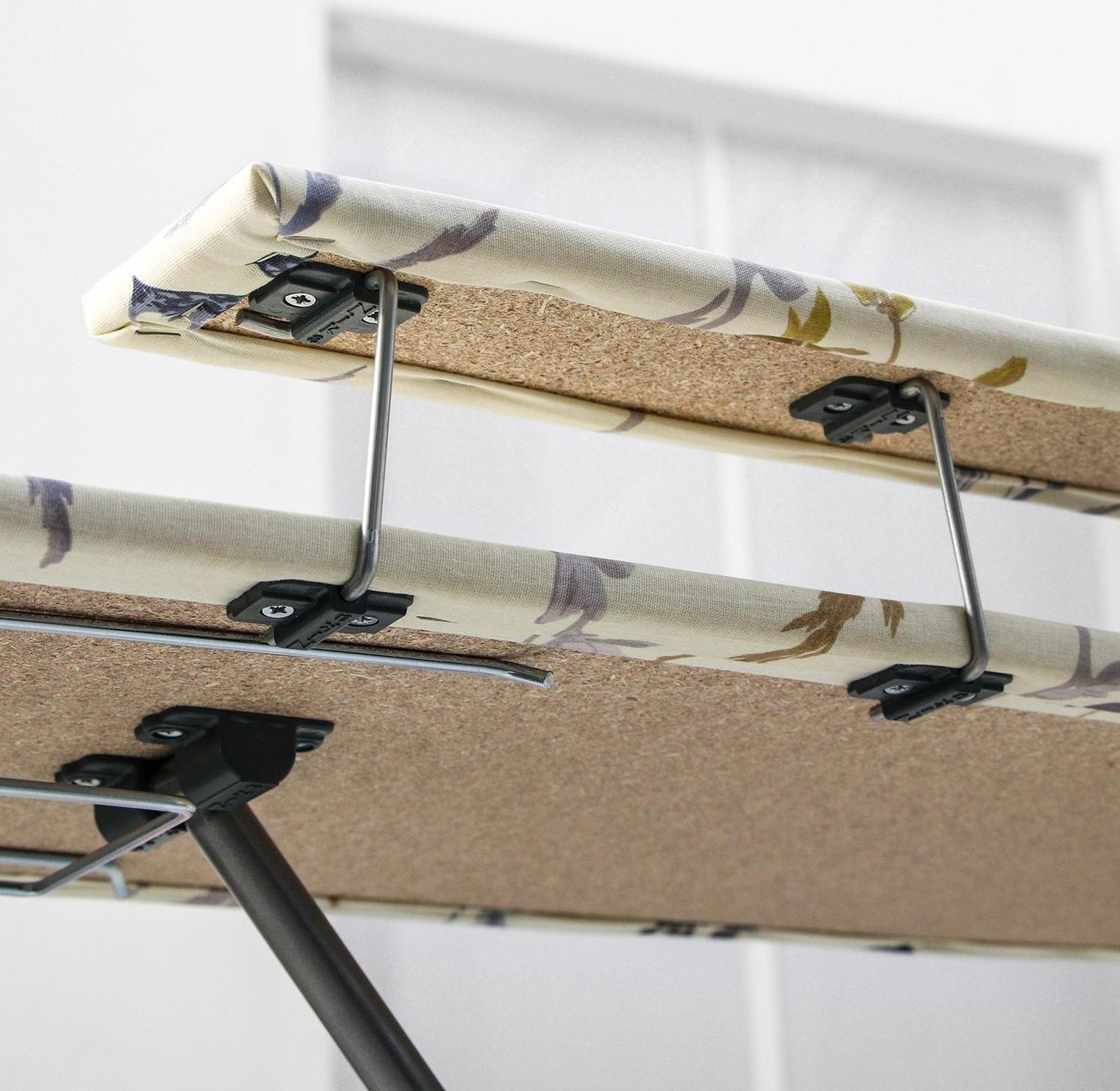 Доска гладильная Nika «Лина 1», 112×34,5 см, два положения высоты 70,80 см, МИКС