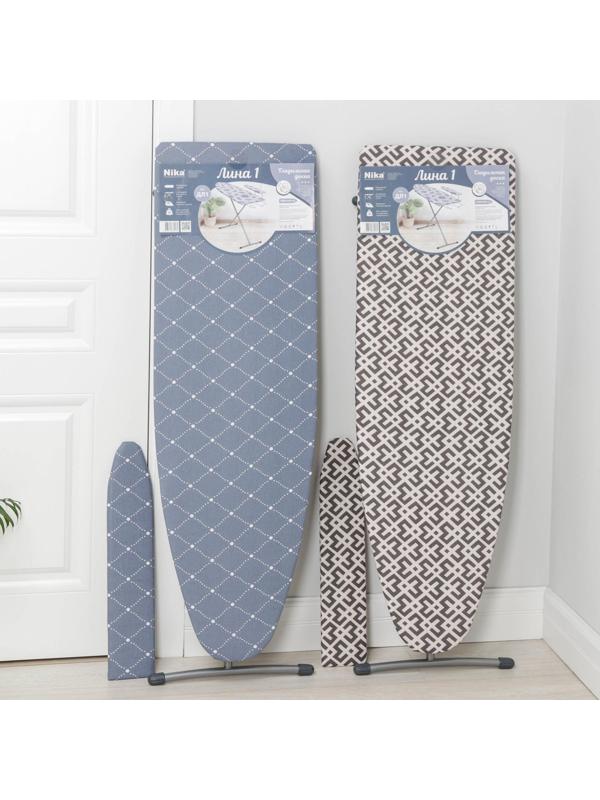 Доска гладильная Nika «Лина 1», 112×34,5 см, два положения высоты 70,80 см, МИКС