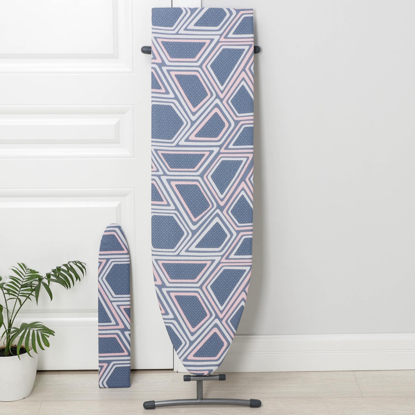 Доска гладильная Nika «Лина 2», 112×29 см, два положения высоты 70, 80 см, цвет МИКС