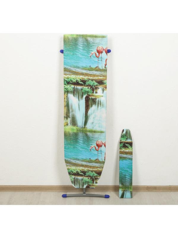 Доска гладильная Nika «Лина 2», 112×29 см, два положения высоты 70, 80 см, цвет МИКС