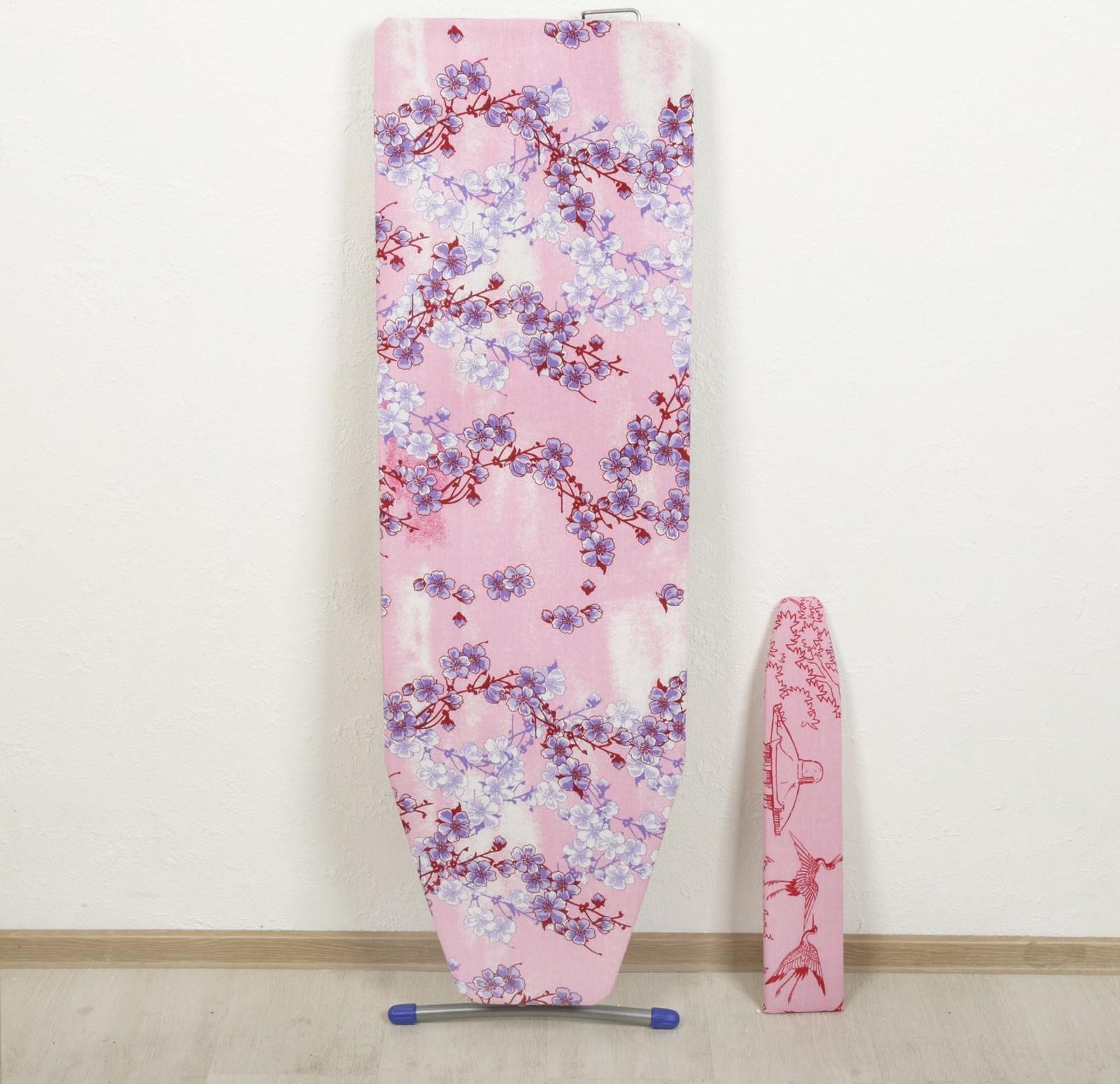 Доска гладильная Nika «Лина 4», 112×34,5 см, два положения высоты 70, 80 см, рисунок МИКС