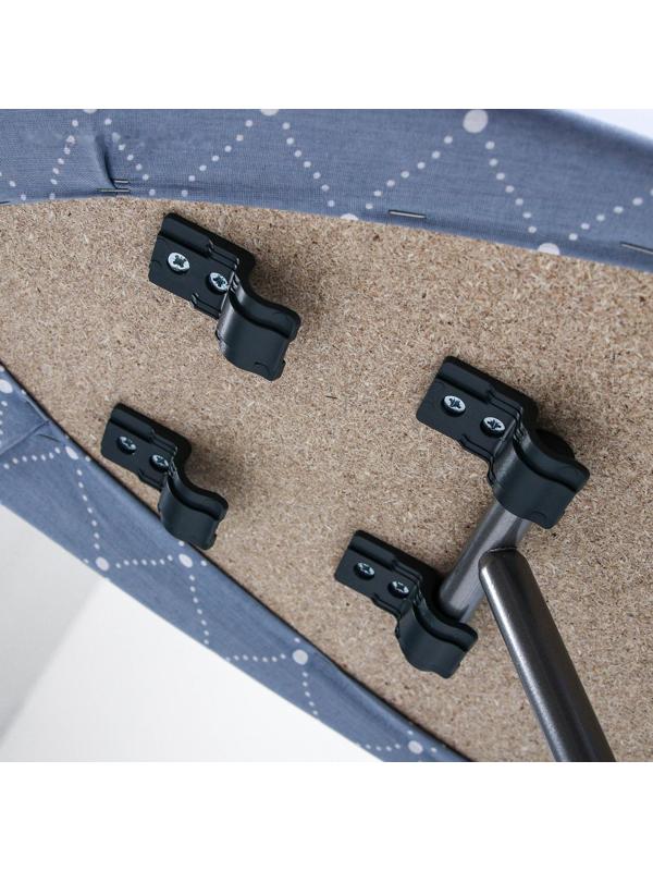 Доска гладильная Nika «Лина 4», 112×34,5 см, два положения высоты 70, 80 см, рисунок МИКС