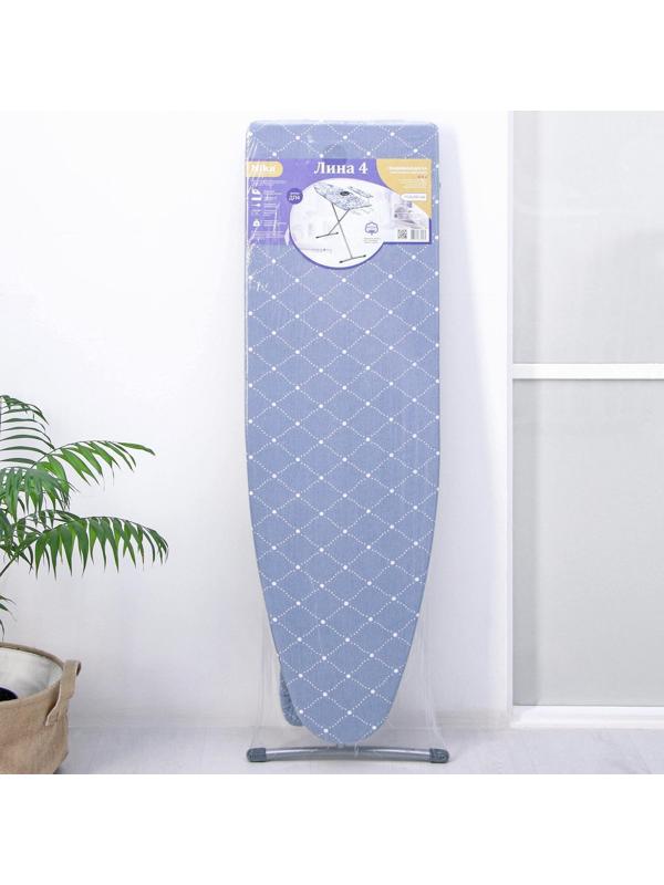 Доска гладильная Nika «Лина 4», 112×34,5 см, два положения высоты 70, 80 см, рисунок МИКС