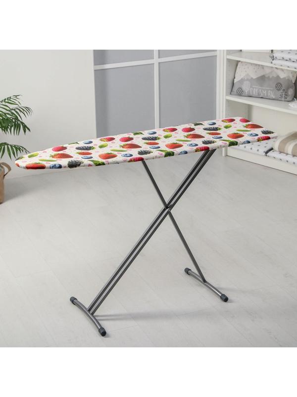 Доска гладильная Nika «Ника 1+», 122,5×34,5 см, регулируемая высота до 80 см, рисунок МИКС