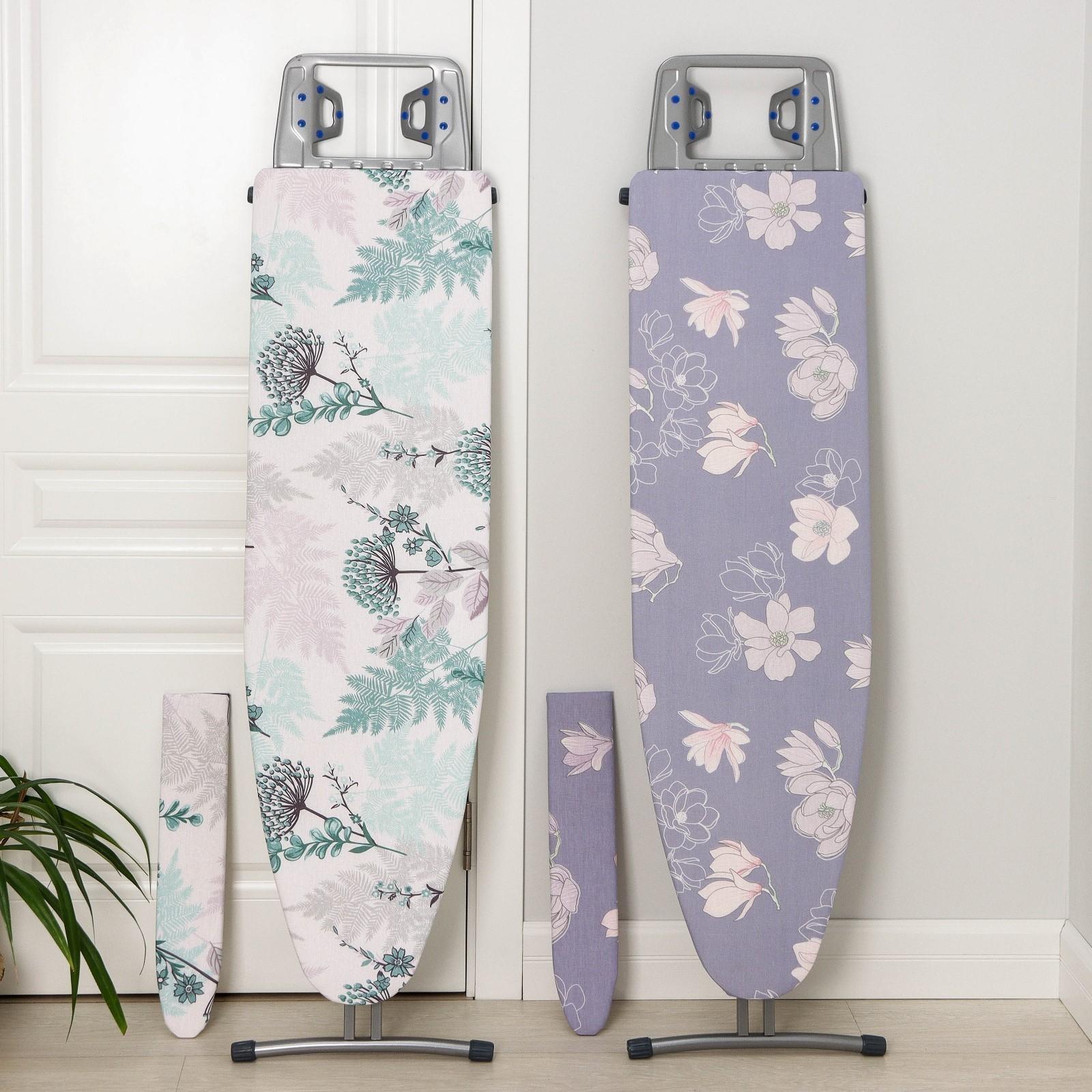 Доска гладильная Nika «Ника 3», 122,5×34,5 см, два положения высоты 70,85 см, цвет микс