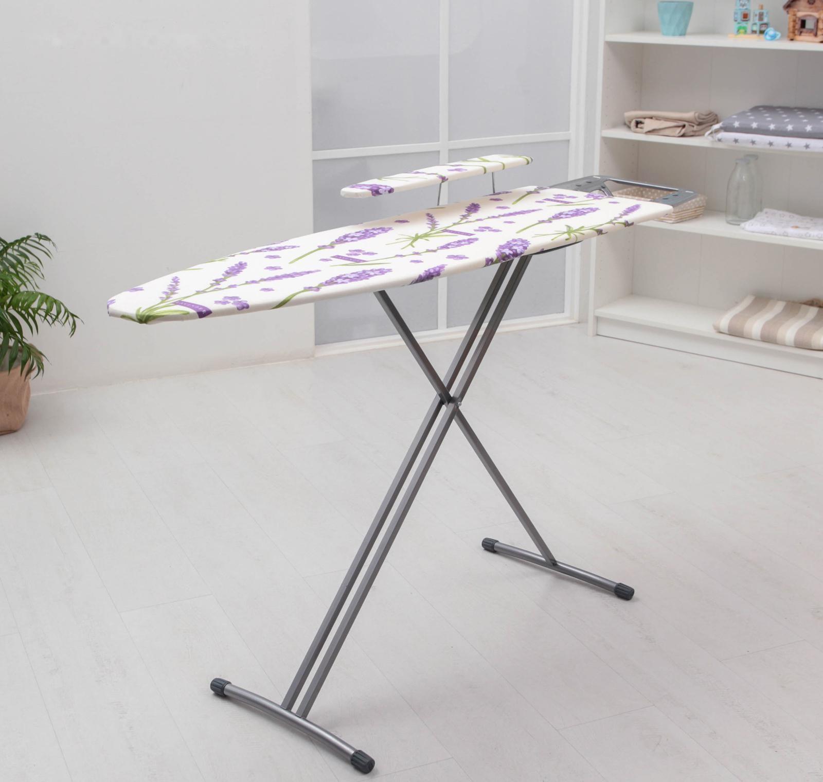 Доска гладильная Nika «Ника 3», 122,5×34,5 см, два положения высоты 70,85 см, цвет микс