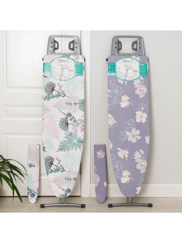 Доска гладильная Nika «Ника 3», 122,5×34,5 см, два положения высоты 70,85 см, цвет микс