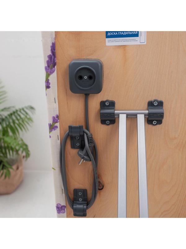 Доска гладильная Nika «Ника 3», 122,5×34,5 см, два положения высоты 70,85 см, цвет микс