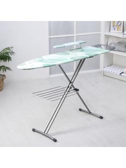 Доска гладильная Nika «Ника 3+», 122×35 см, два положения высоты 70,85 см, рисунок МИКС