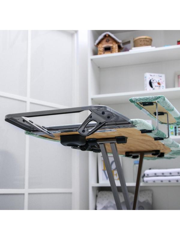 Доска гладильная Nika «Ника 3+», 122×35 см, два положения высоты 70,85 см, рисунок МИКС