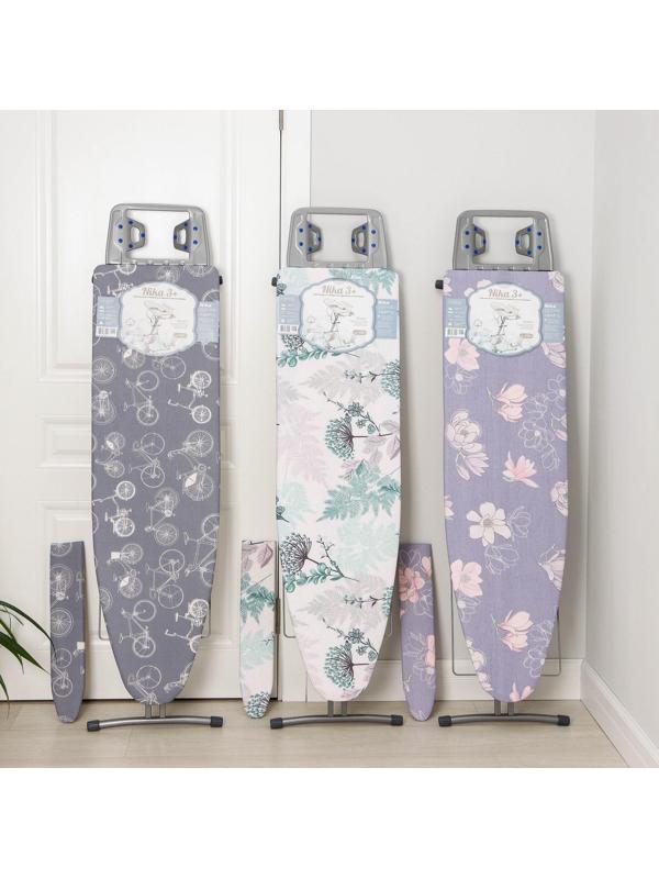 Доска гладильная Nika «Ника 3+», 122×35 см, два положения высоты 70,85 см, рисунок МИКС