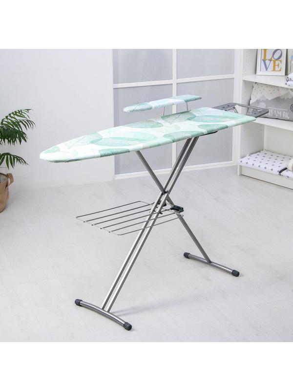 Доска гладильная Nika «Ника 3+», 122×35 см, два положения высоты 70,85 см, рисунок МИКС