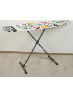 Доска гладильная Nika «Ника 10», 122×40 см, регулируемая высота до 90 см, европодставка, рисунок МИКС