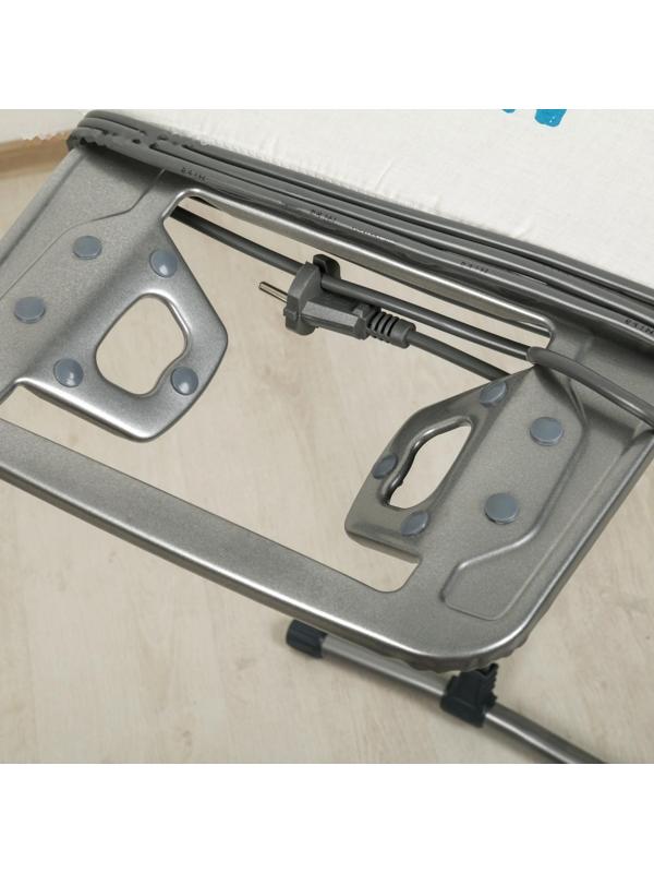 Доска гладильная Nika «Ника 10», 122×40 см, регулируемая высота до 90 см, европодставка, рисунок МИКС