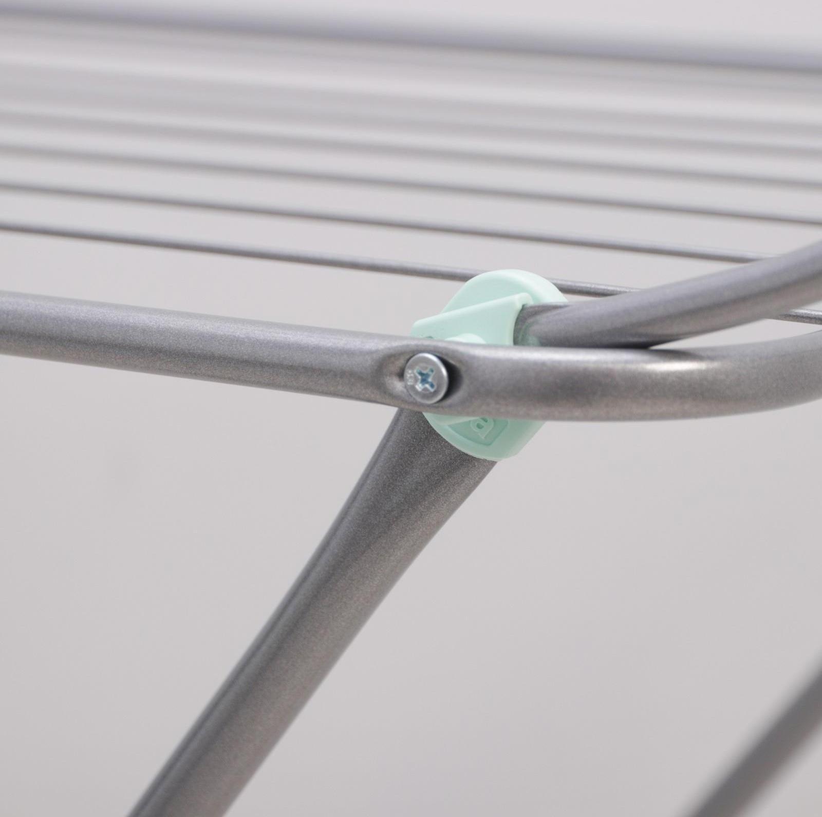 Сушилка для белья напольная складная 18 м, высота от пола 95 см, ширина 54 см, цвет серый