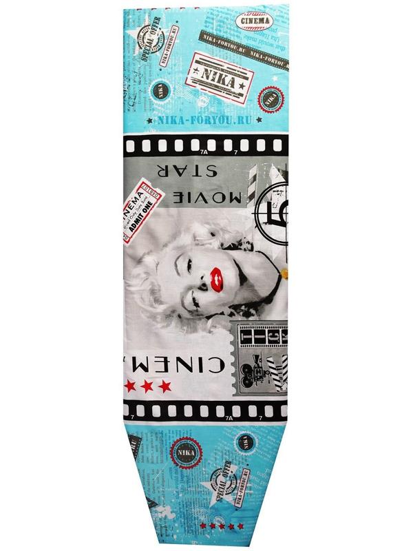 Чехол для гладильной доски Nika, 129×51 см, рисунок МИКС