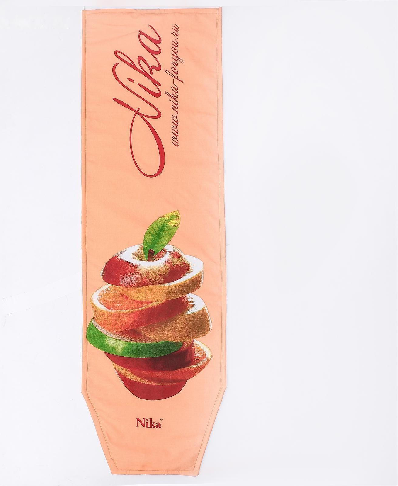 Чехол для гладильной доски Nika, 125×39 см, с поролоном, рисунок МИКС