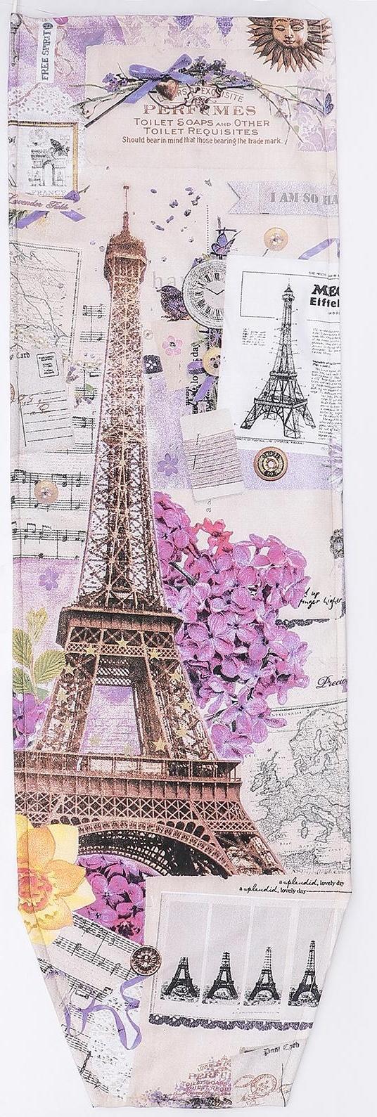 Чехол для гладильной доски Nika, 125×39 см, с поролоном, рисунок МИКС