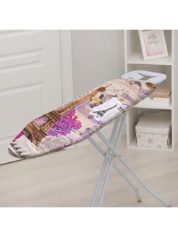 Чехол для гладильной доски Nika, 125×39 см, с поролоном, рисунок МИКС