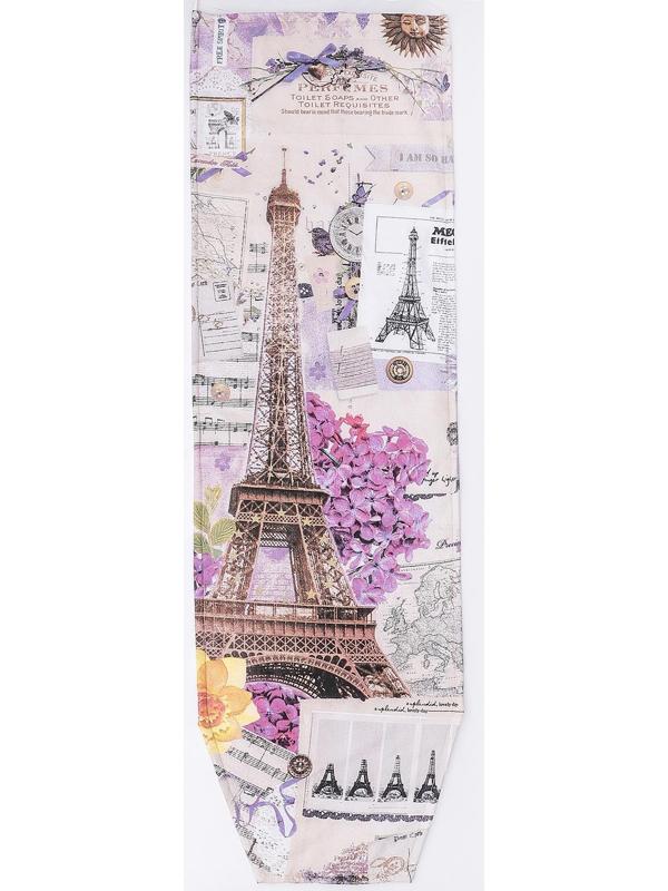 Чехол для гладильной доски Nika, 125×39 см, с поролоном, рисунок МИКС