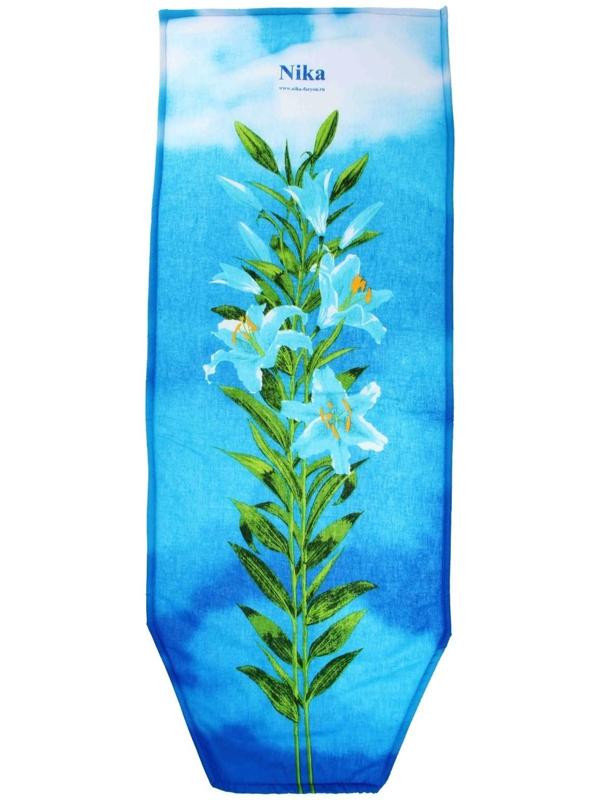 Чехол для гладильной доски Nika, 129×51 см, с поролоном, рисунок МИКС