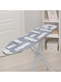 Чехол для гладильной доски Nika, 130×48 см, с поролоном, антипригарный, рисунок МИКС