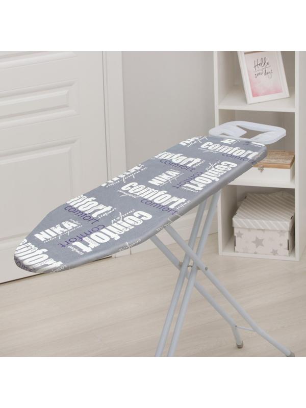 Чехол для гладильной доски Nika, 130×48 см, с поролоном, антипригарный, рисунок МИКС
