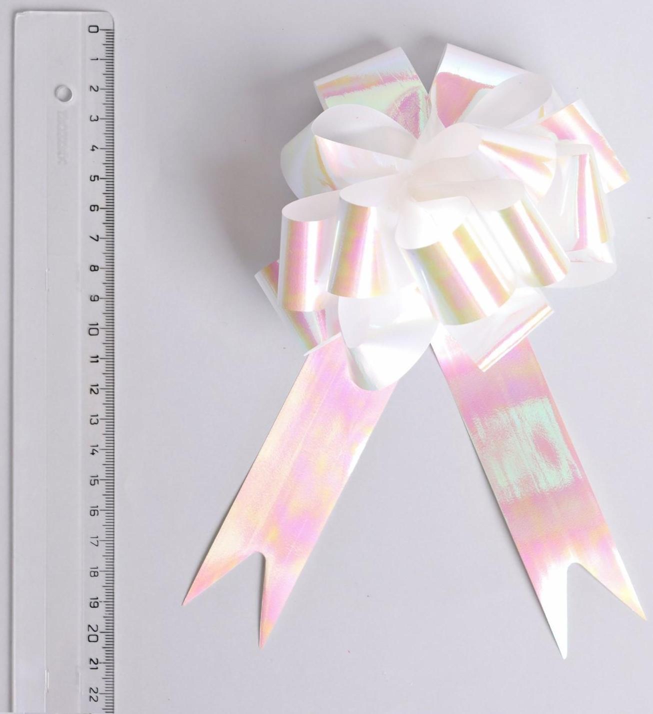 Бант-шар перламутровый, три цвета