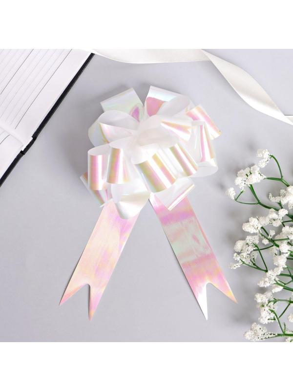 Бант-шар перламутровый, три цвета