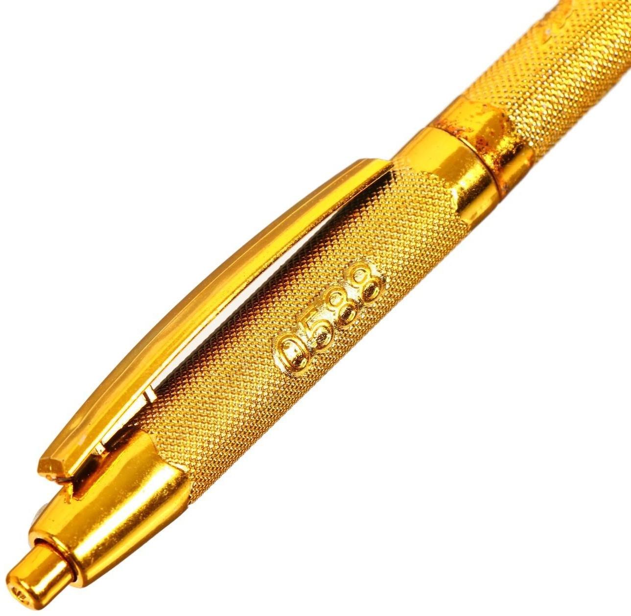 Набор ручек шариковых, 4 штуки, автоматические, стержень синий, МИКС