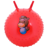Мяч прыгун с рожками «Счастливые улыбки», массажный, d=55 см, 420 г, МИКС