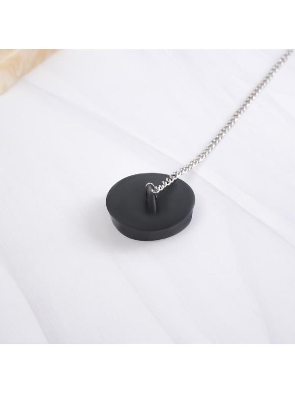 Пробка для ванны с игрушкой Доляна «Утёнок», d=5 см (внутренний d=4 см), цепочка 40 см