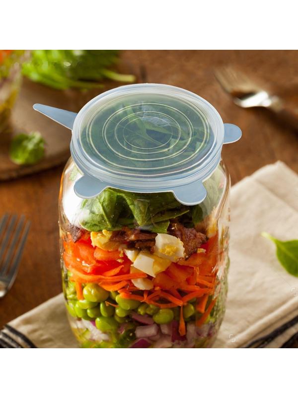 Крышка силиконовая для хранения продуктов «Черепашка», 6 см