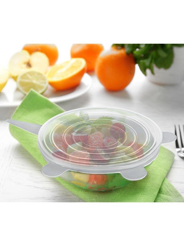 Крышка силиконовая для хранения продуктов «Черепашка», 6 см