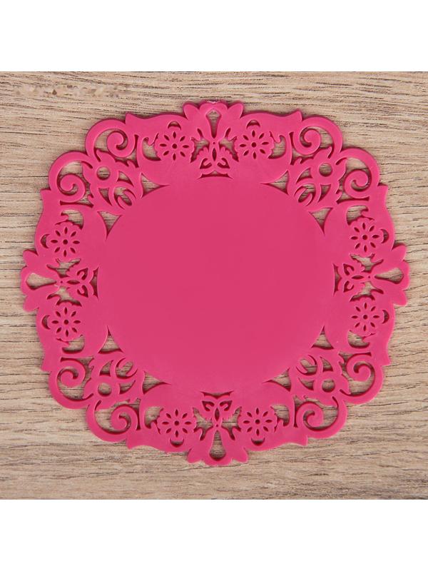 Набор подставок под горячее «Чаепитие», 4 шт, 10 см, цвет МИКС