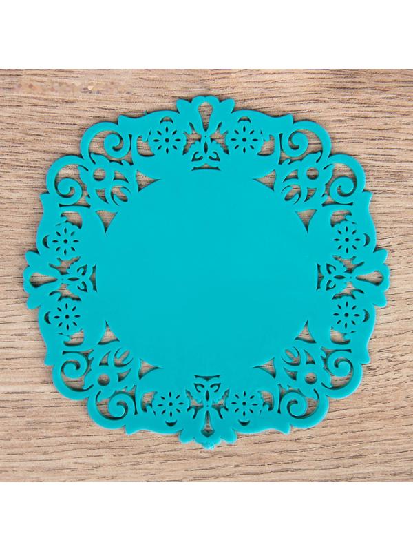 Набор подставок под горячее «Чаепитие», 4 шт, 10 см, цвет МИКС