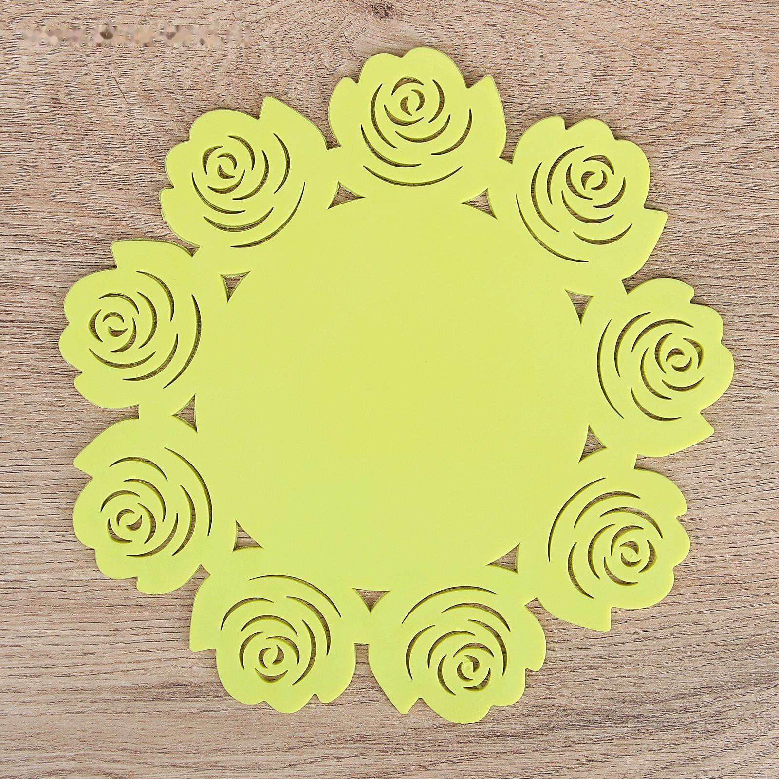 Подставка под горячее «Летний домик», 19 см, цвета МИКС